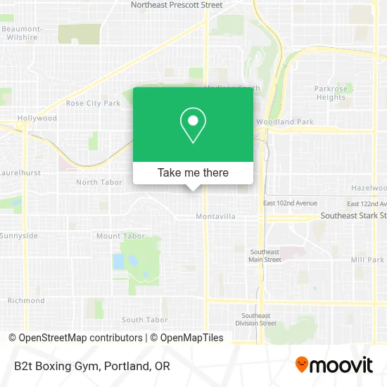 B2t Boxing Gym map