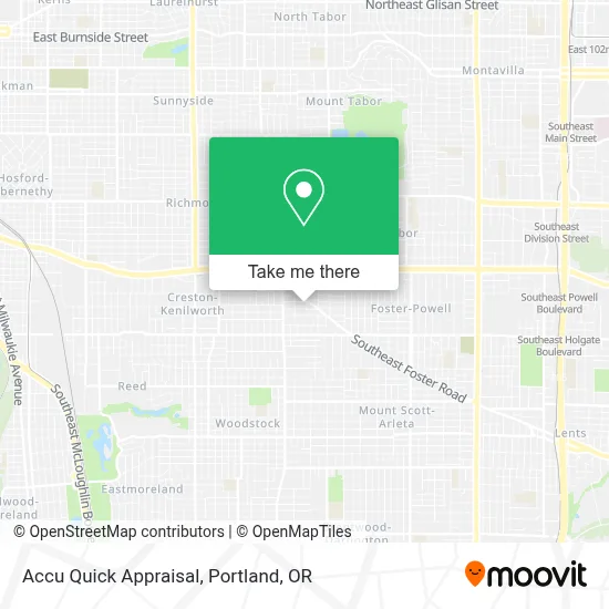 Accu Quick Appraisal map