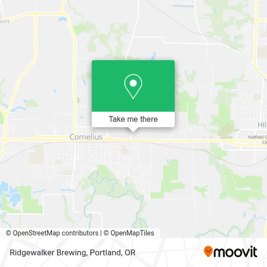 Ridgewalker Brewing map