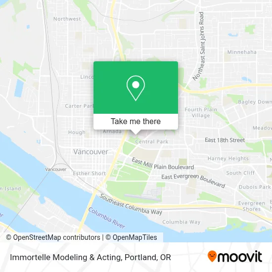 Immortelle Modeling & Acting map