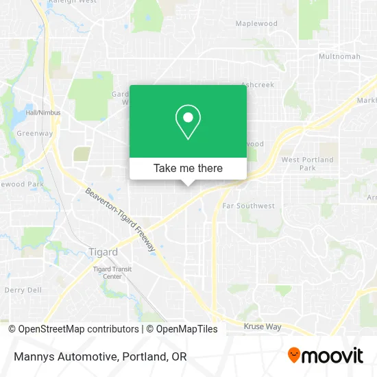 Mannys Automotive map