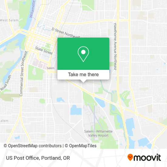 US Post Office map