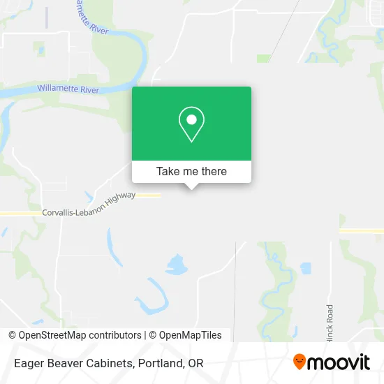 Eager Beaver Cabinets map