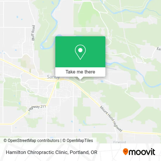 Hamilton Chiropractic Clinic map