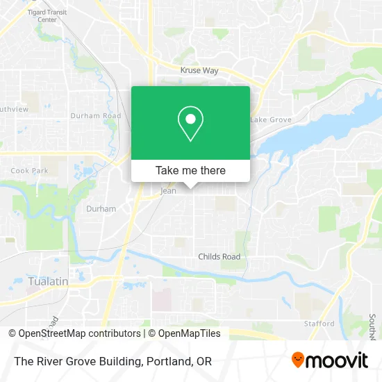 The River Grove Building map