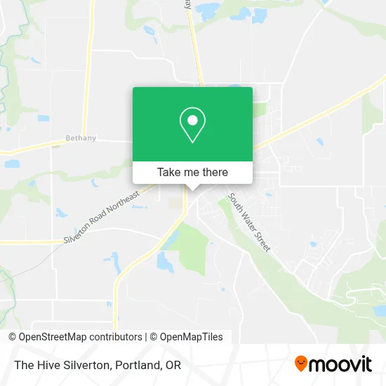 The Hive Silverton map
