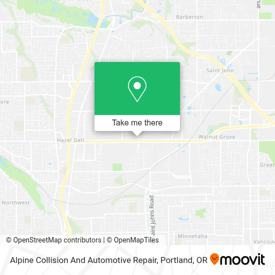 Alpine Collision And Automotive Repair map