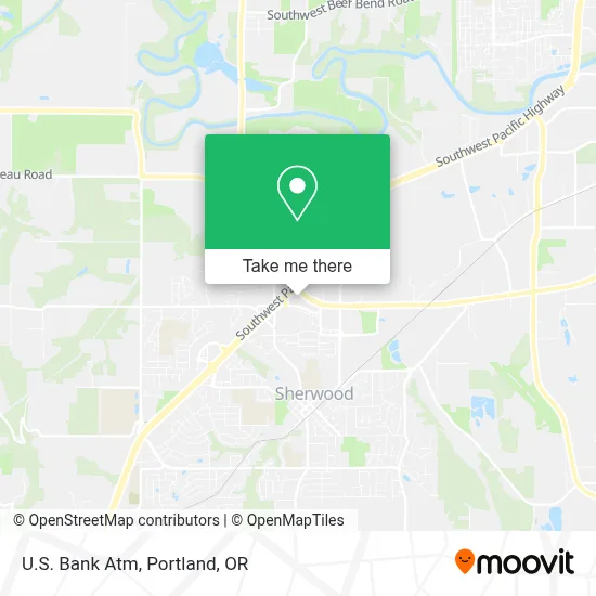 U.S. Bank Atm map