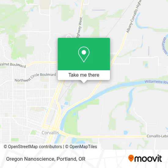 Oregon Nanoscience map