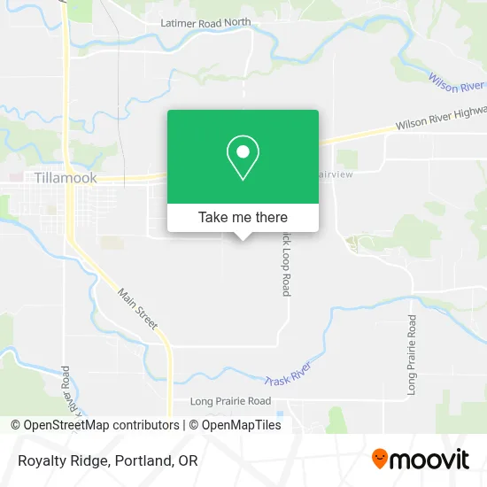 Royalty Ridge map