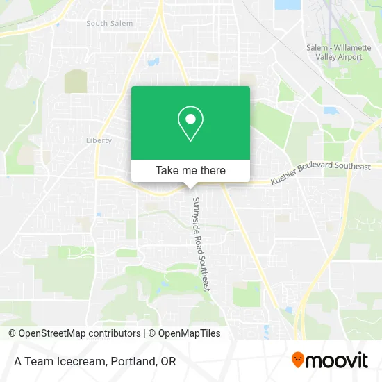 A Team Icecream map