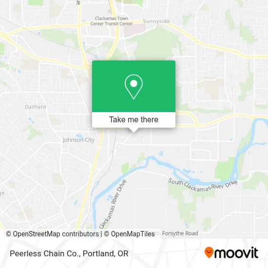 Peerless Chain Co. map