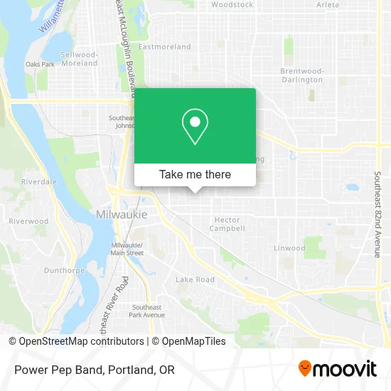 Power Pep Band map