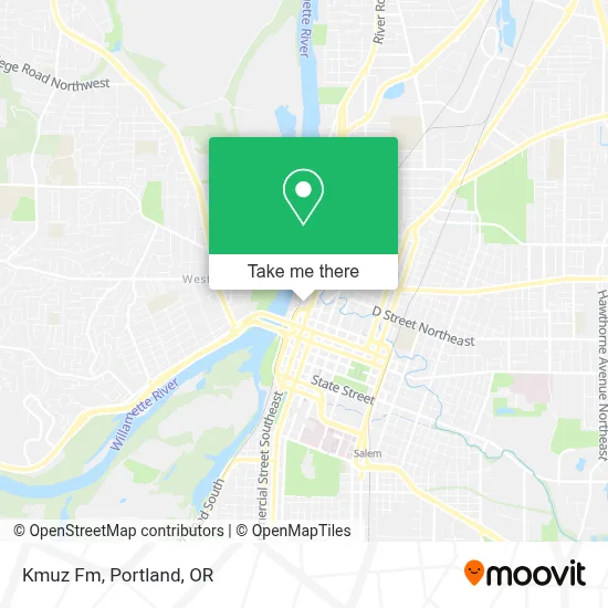Kmuz Fm map