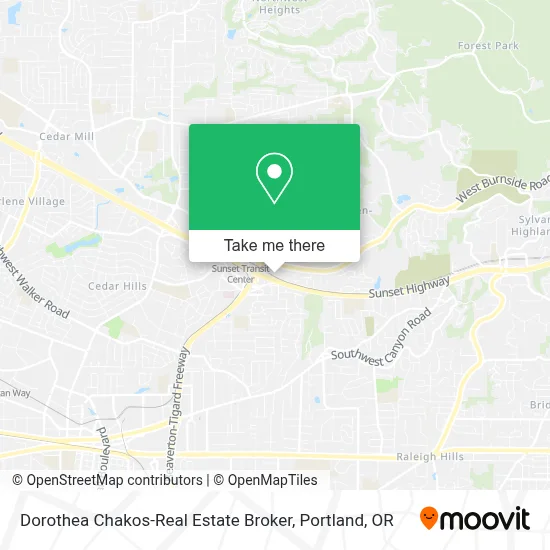 Dorothea Chakos-Real Estate Broker map