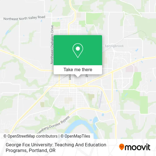 George Fox University: Teaching And Education Programs map