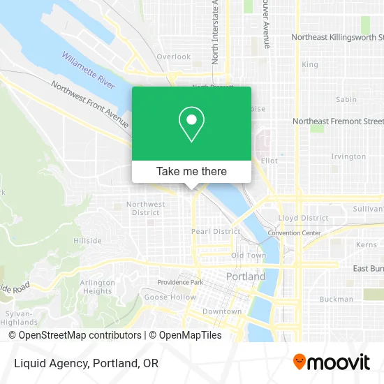 Liquid Agency map