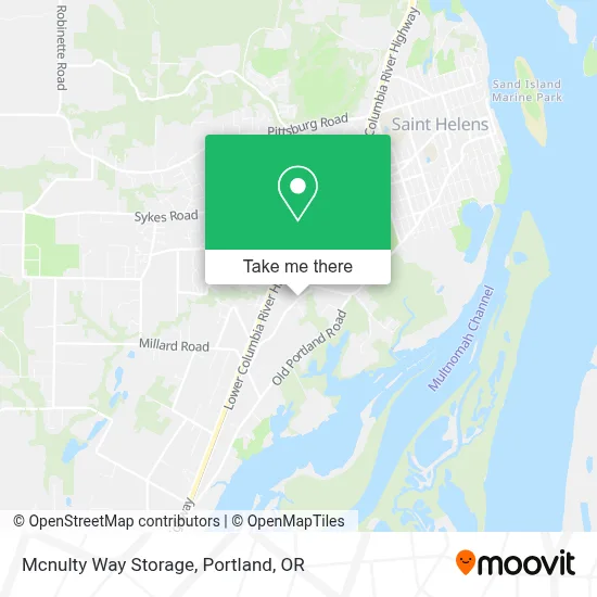 Mcnulty Way Storage map