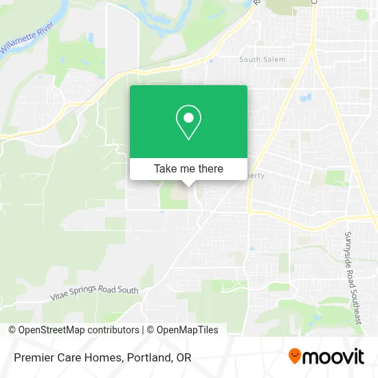 Premier Care Homes map