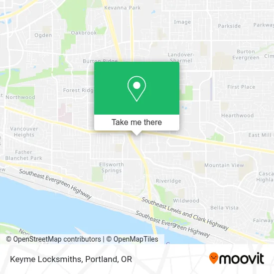 Keyme Locksmiths map
