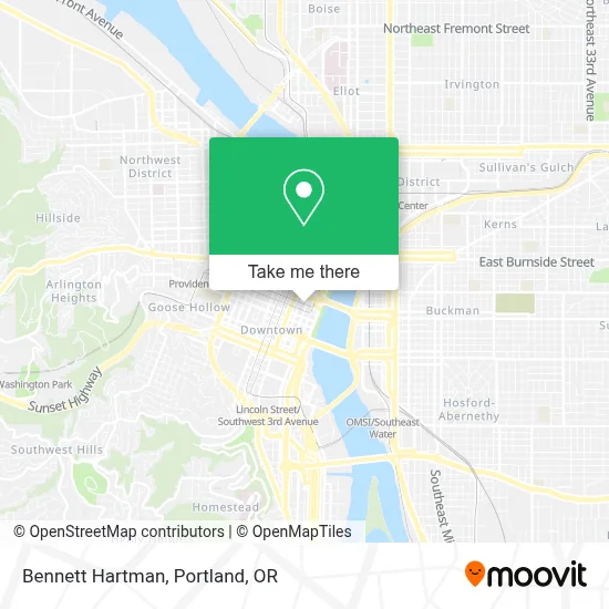 Bennett Hartman map