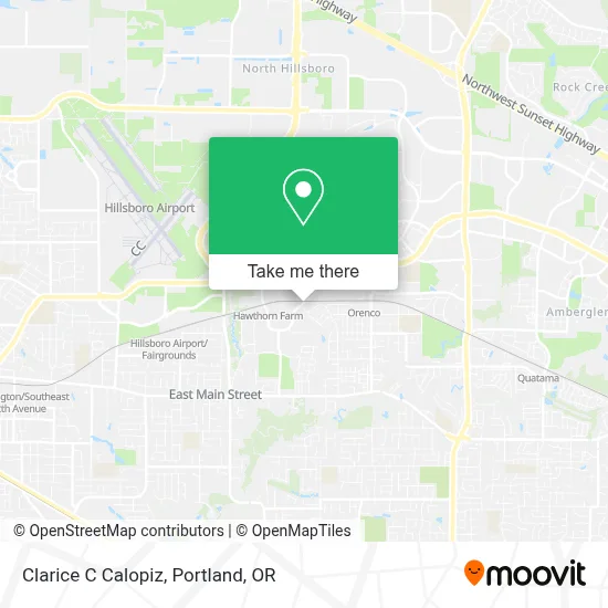 Clarice C Calopiz map