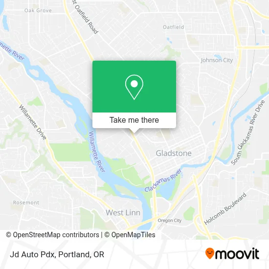 Jd Auto Pdx map