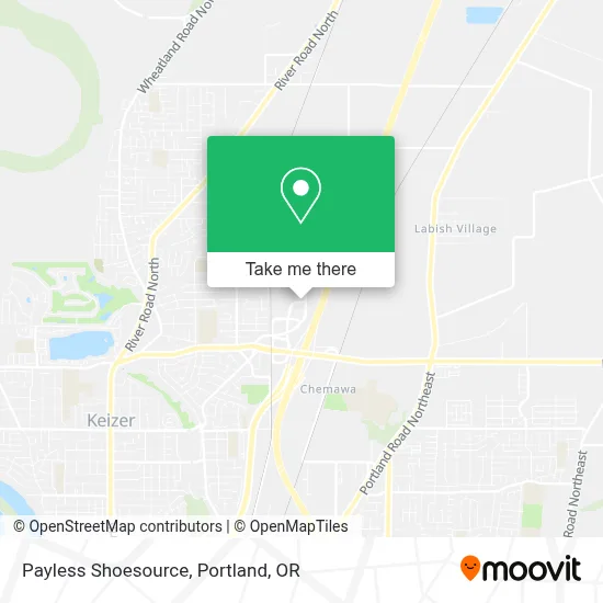 Payless Shoesource map