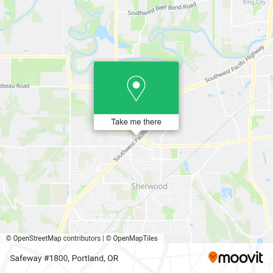 Safeway #1800 map