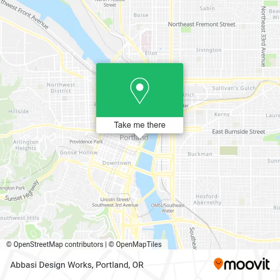 Abbasi Design Works map