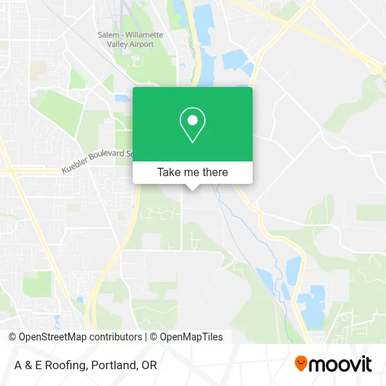 A & E Roofing map