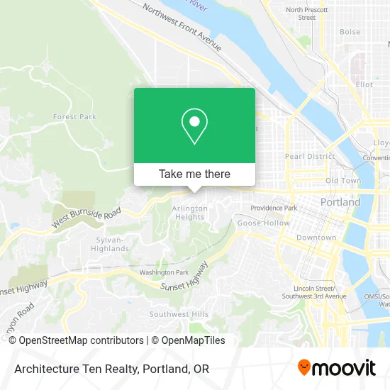 Architecture Ten Realty map
