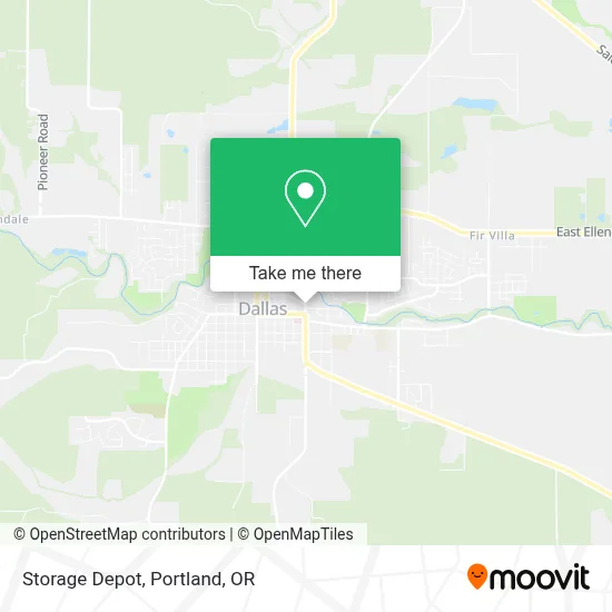 Storage Depot map