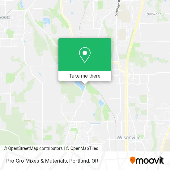 Pro-Gro Mixes & Materials map