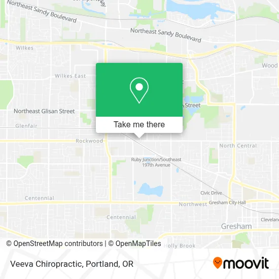 Veeva Chiropractic map