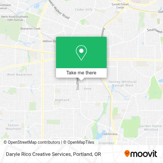 Daryle Rico Creative Services map