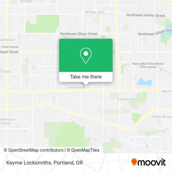 Keyme Locksmiths map