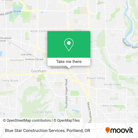 Blue Star Construction Services map