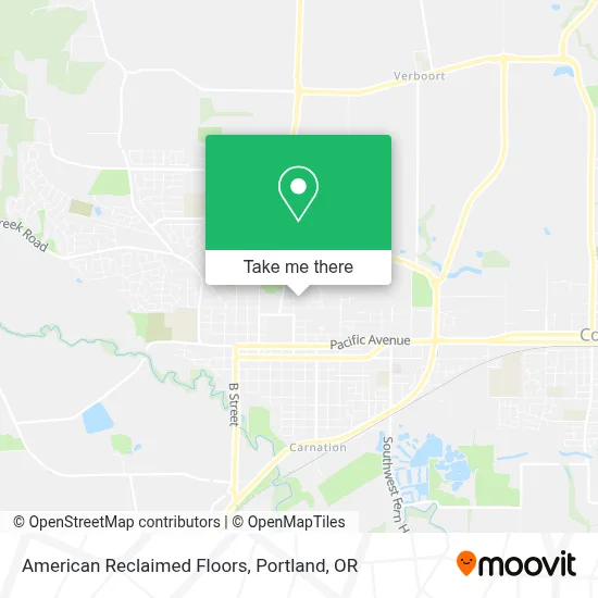 American Reclaimed Floors map