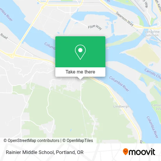 Rainier Middle School map