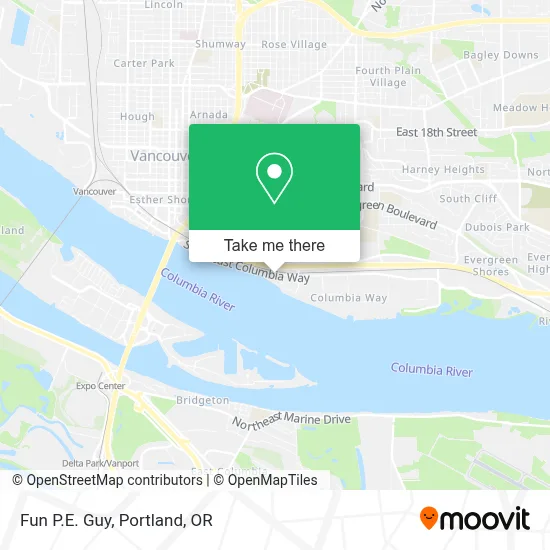 Fun P.E. Guy map