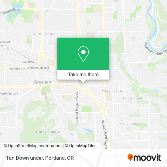 Tan Down under map