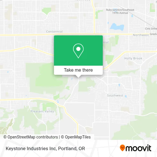 Keystone Industries Inc map