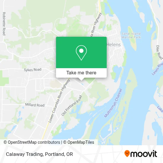 Calaway Trading map