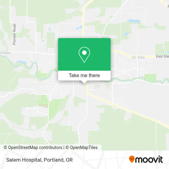 Salem Hospital map