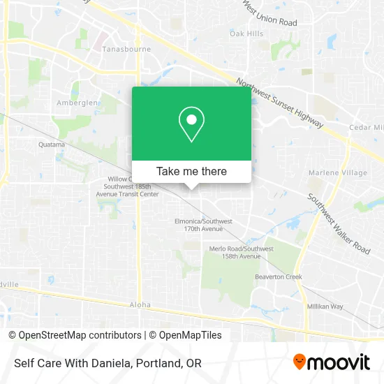 Self Care With Daniela map