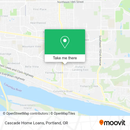 Cascade Home Loans map