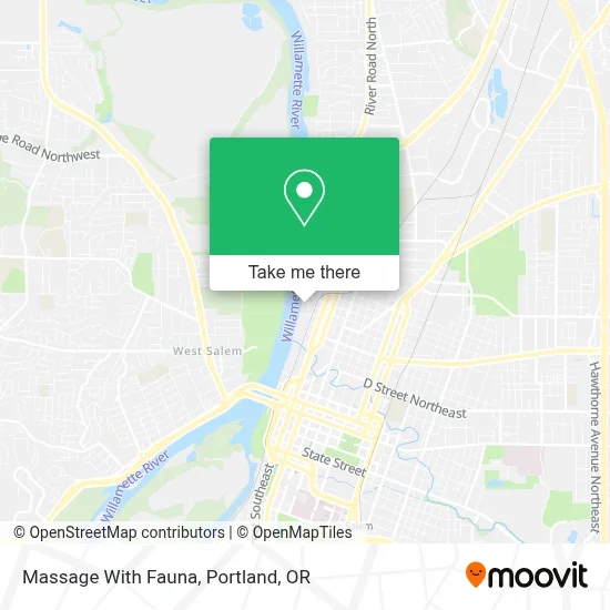 Massage With Fauna map