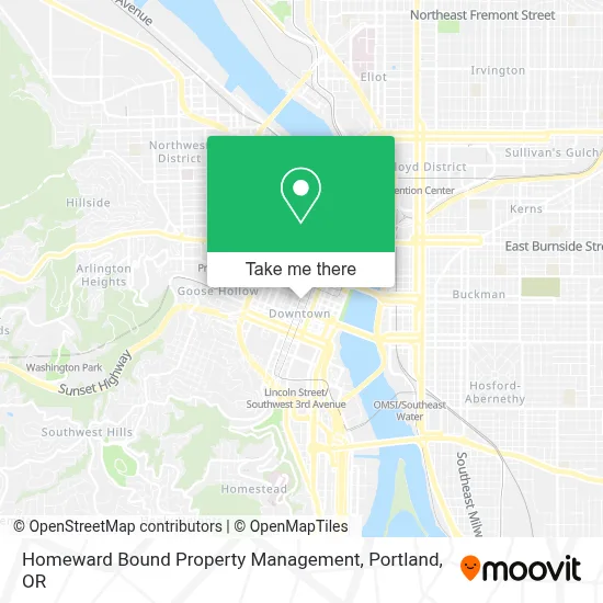 Homeward Bound Property Management map