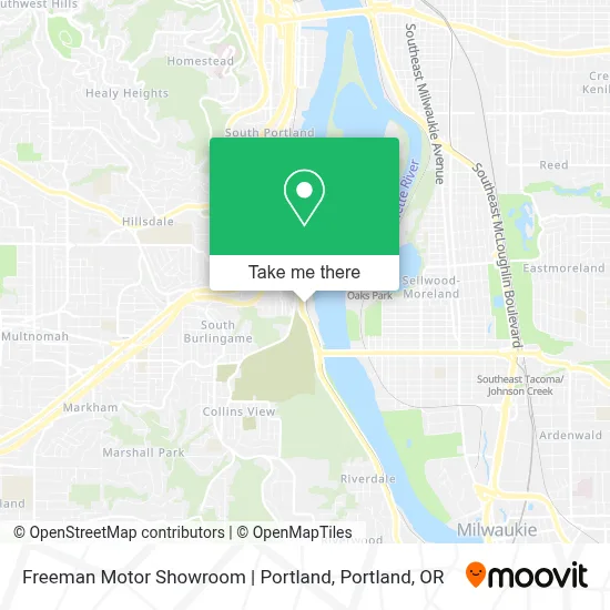 Freeman Motor Showroom | Portland map